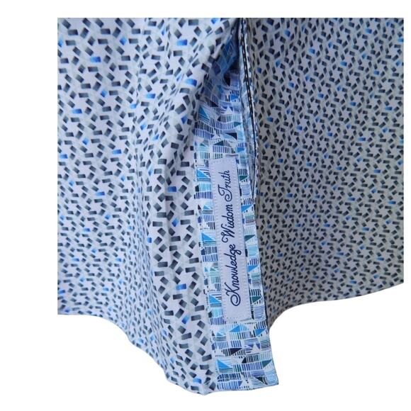 Robert Graham DOWNEY Button Front Classic Fit Men's Shirt White LARGE NWT - Picture 3 of 5